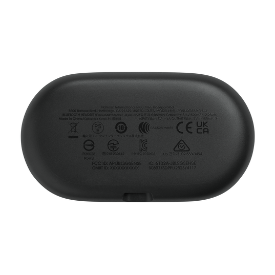 JBL Soundgear Sense - Black - True wireless open-ear headphones - Bottom